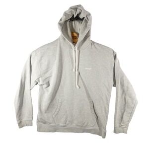 Vtg‎ Levis Gray Hoodie Mens Large Casual School Activewear Distressed